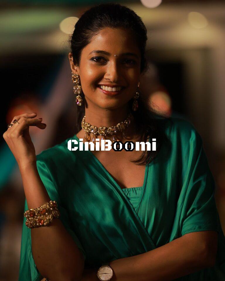 Actress Keerthi Pandian Exudes Style In Green Outfit