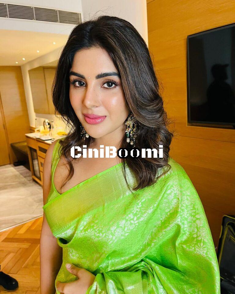 Actress Samyuktha Menon Blends Elegance With Charm In Green Saree